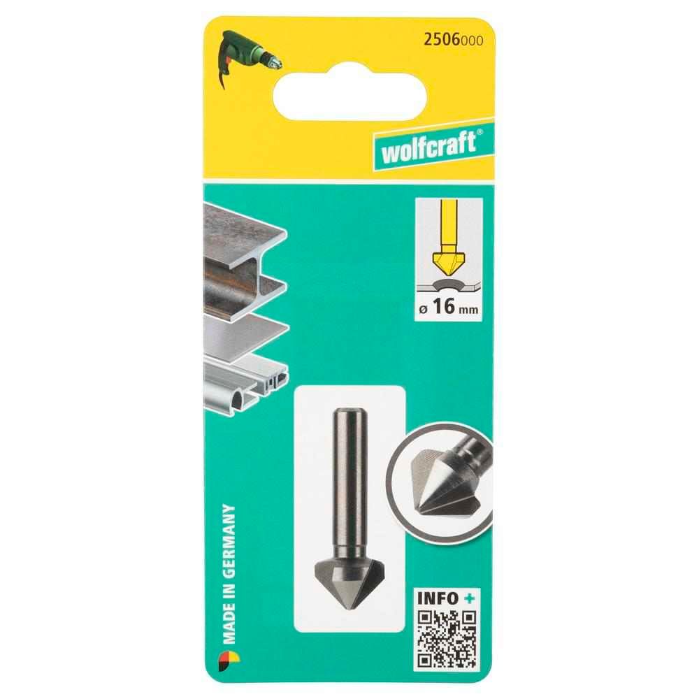 Wolfcraft Upuštač HSS 16 mm / Osovina 8 mm - 2506000 slika 4