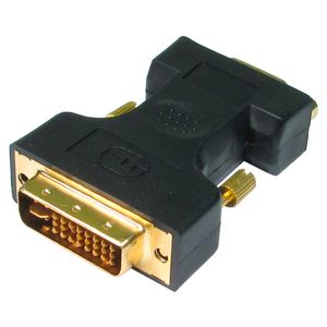 FAST ASIA Adapter DVI-I (M) - VGA (F) crni