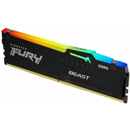 Kingston Memorija DDR5 16GB 5600MHz FURY BEAST RGB KF556C40BBA-16 slika 1