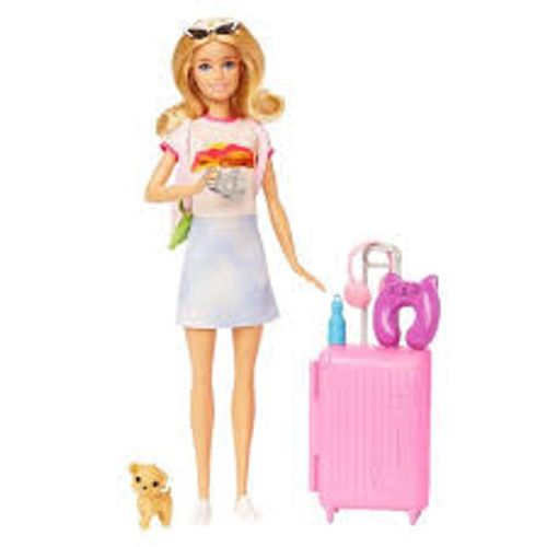 Barbie Lutka Malibu travel set slika 3