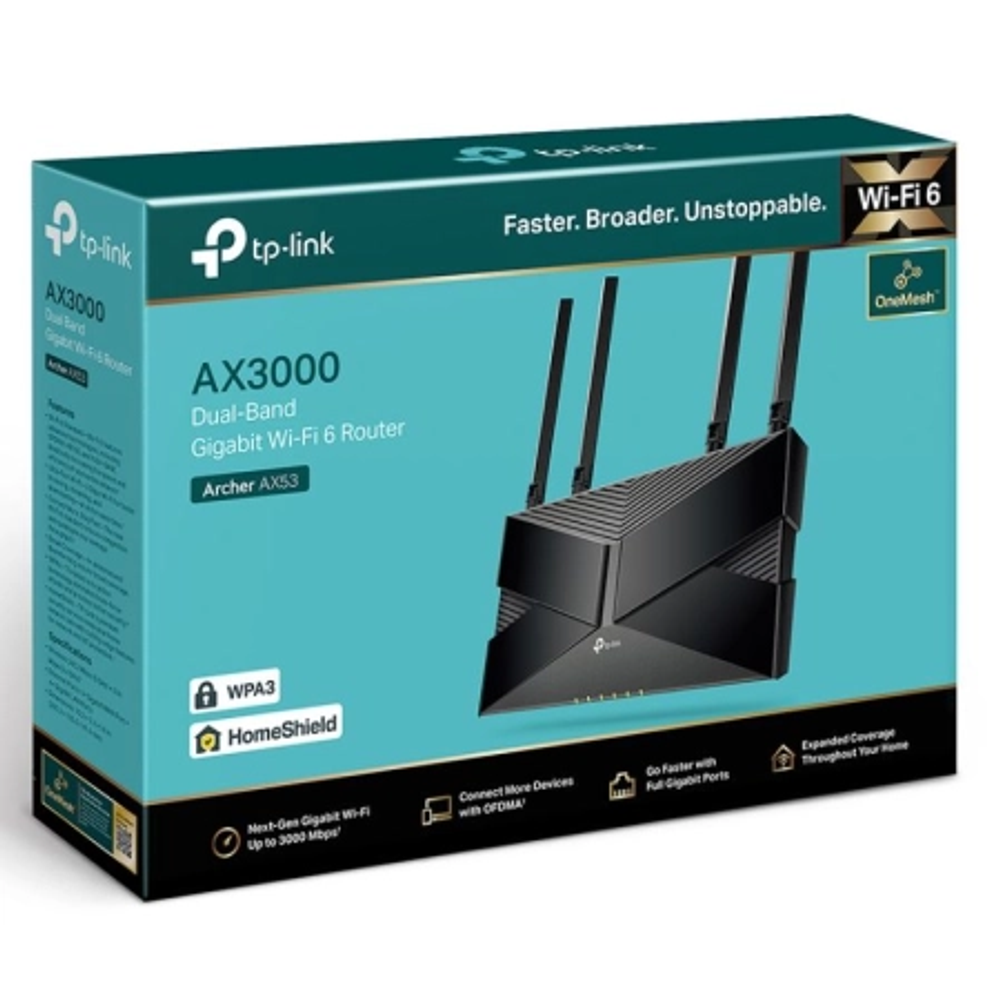 TP-Link AX53 AX3000 WiFi 6 Dual Band Gigabit Router slika 4