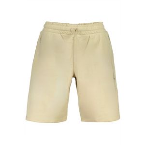 GIAN MARCO VENTURI MEN'S BEIGE SHORT PANTS