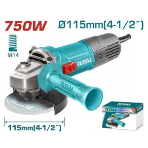 TOTAL električna kutna brusilica 750W, 12000rpm/115mm/ INDUSTRIAL (TG10711556)