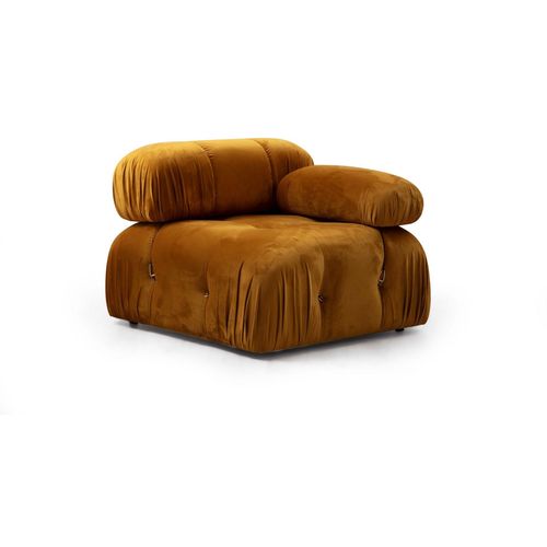 Atelier Del Sofa Sofa, Senf, Bubble 1R - Mustard slika 1