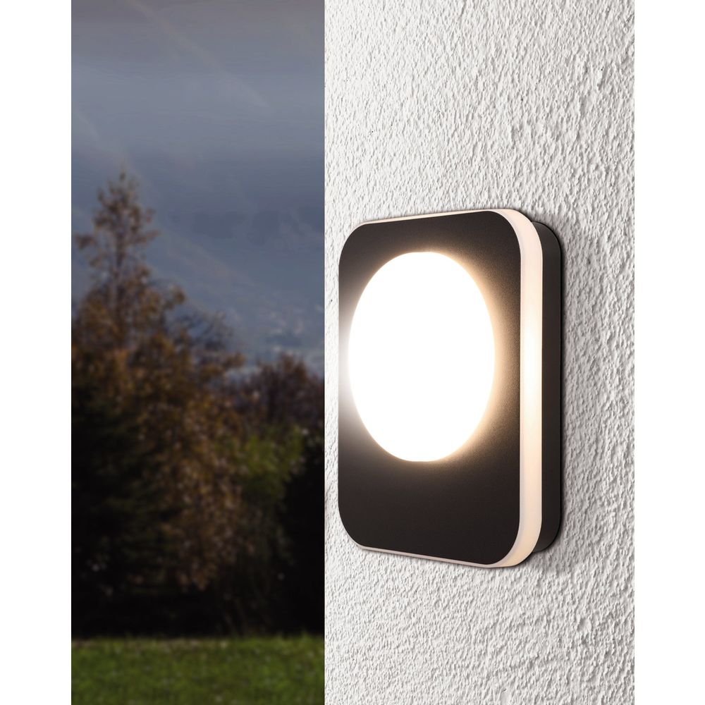 Eglo zidna rasvjeta madriz led 2x3,6w 3000k 740lm crno/bijelo v:190mm slika 2