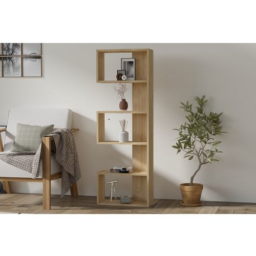 Woody Fashion Polica za knjige, Nebu - Sapphire Oak slika 2