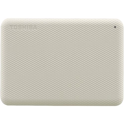 Toshiba hard disk Canvio Advance HDTCA20EW3AA eksterni 2TB 2.5" USB 3.0 bela slika 1