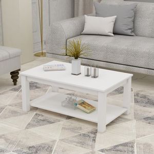 Larissa - White White Coffee Table