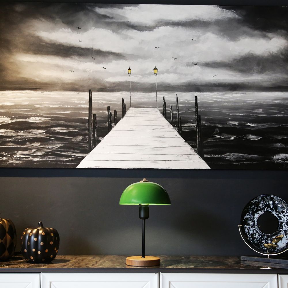 AYD-2796 Zelena Stolna Lampa slika 2