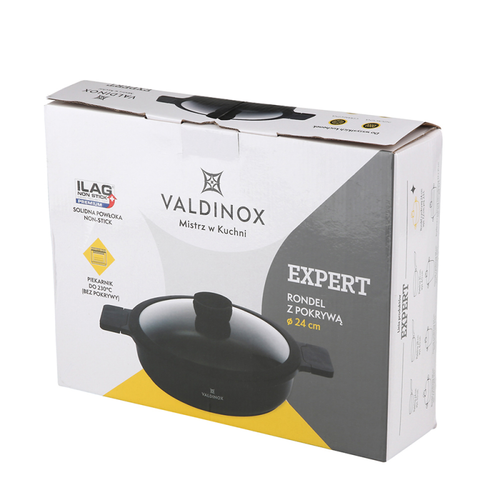 Altom Design VALDINOX EXPERT TAVA + POKLOPAC 24 CM slika 8