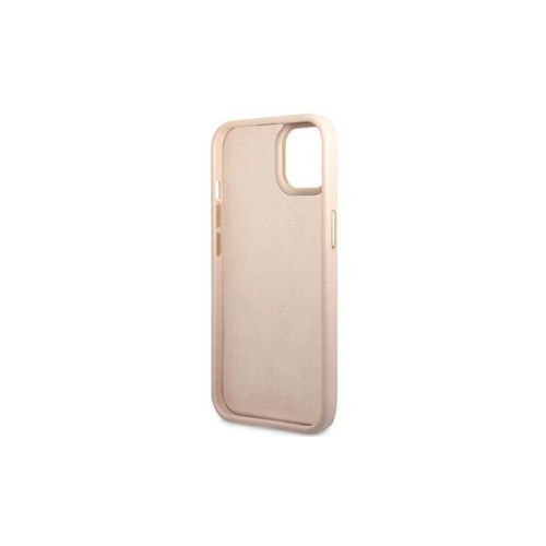 GUESS Futrola za iPhone 14 Pink Metal Outline Script slika 3