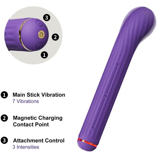 Rabbit vibrator OTOUCH Magic Stick S1 Plus, ljubičasti slika 7