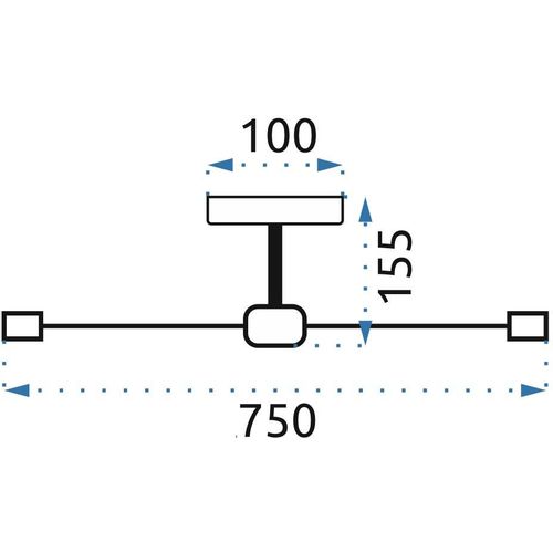 TOOLIGHT Stropna svjetiljka Pauk 8 Crno zlato APP502-8C slika 12