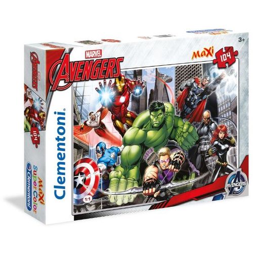 Clementoni Puzzle 104 Maxi The Avengers slika 1