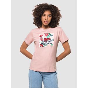 Ženska majica FLOWER LOGO T W T-shirt - ROZE