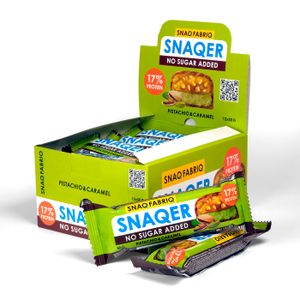 SNAQ FABRIQ Snaqer Preliveni bar - Pistaći i karamela 50g