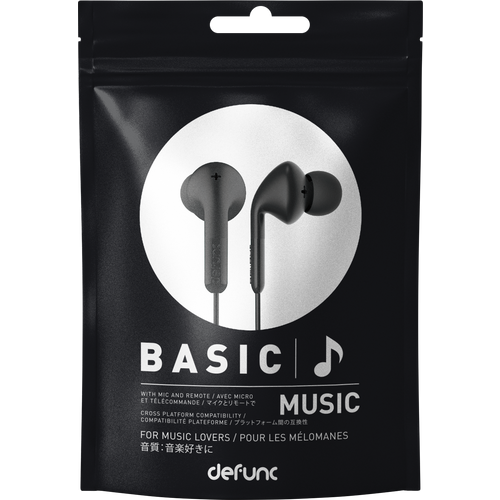 Slušalice - Earbud BASIC - MUSIC - Black slika 5