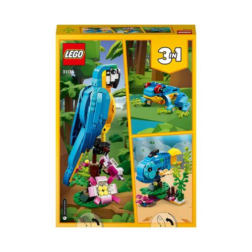 Playset Lego Creator 31136 Exotic parrot with frog and fish 3 u 1 253 Dijelovi slika 2