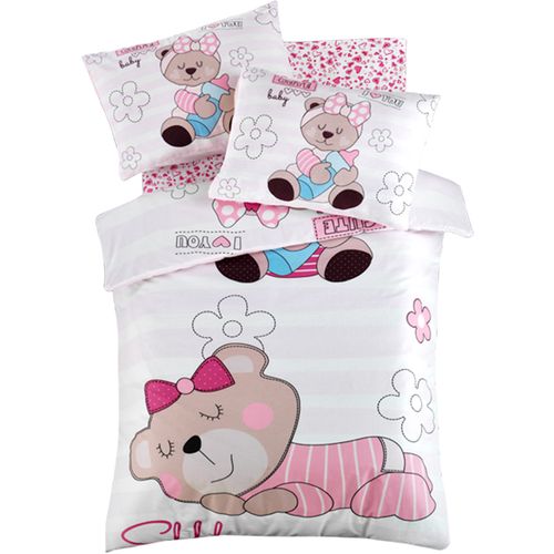 Colourful Cotton Komplet posteljine za bebe od ranforcea Sleep Time slika 2