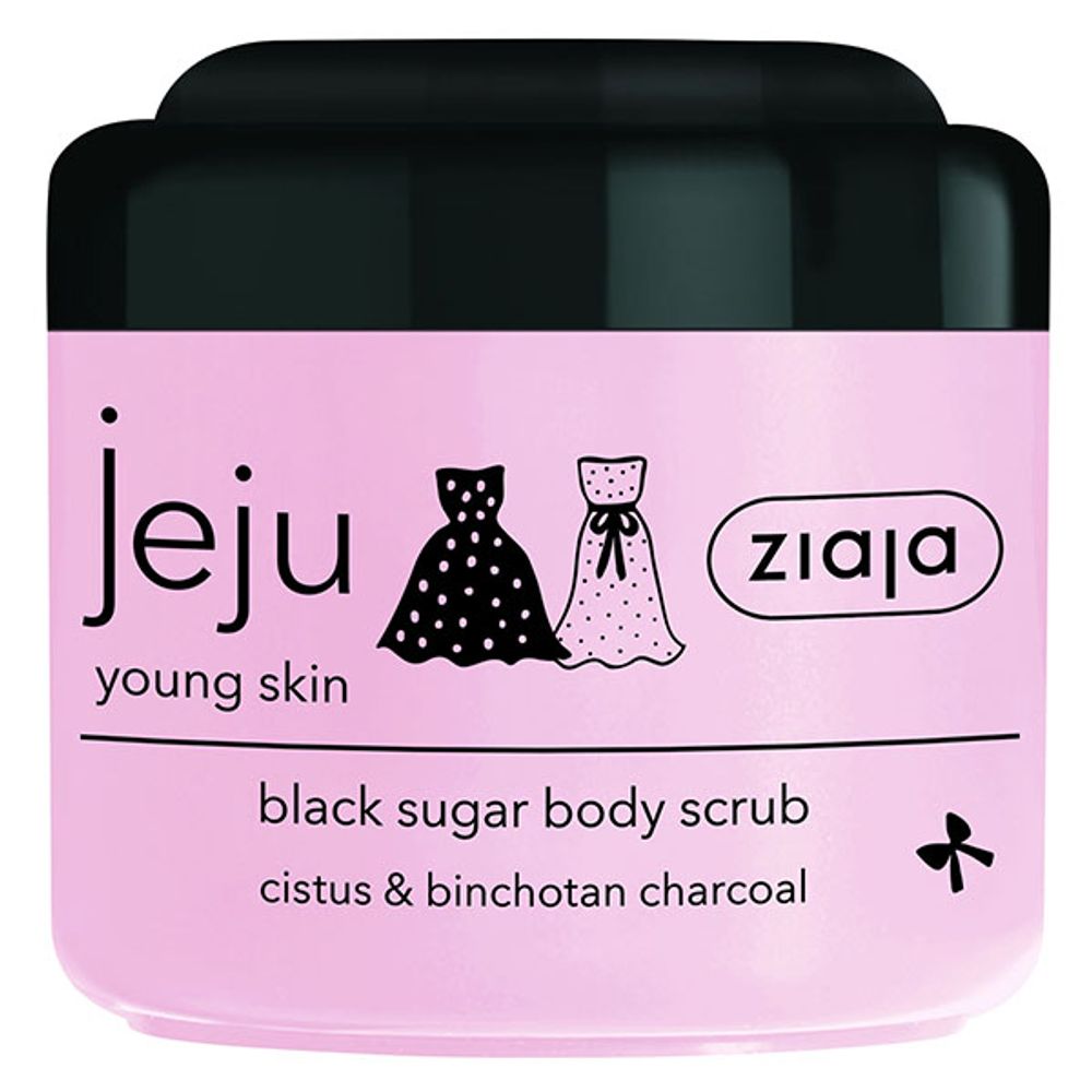 Ziaja JEJU crni piling za tijelo na bazi manga, kokosa i papaje 200 ml slika 1