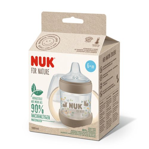 NUK plastična bočica For Nature bočica za učiti piti 150ml 6+ temp multicolor 10215366 slika 1