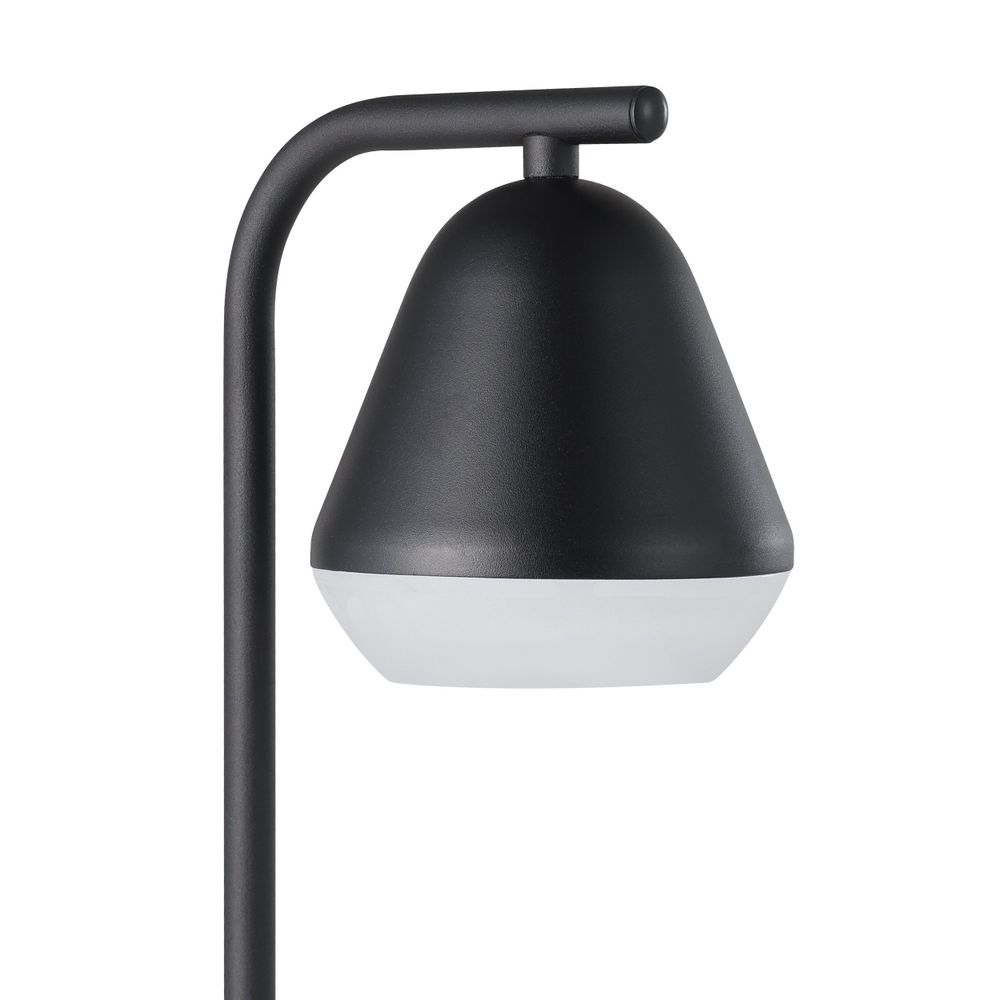 Eglo stolna lampa palbieta gu10 1x2,8w crno/saten prozirno š:170mm v:445mm slika 5