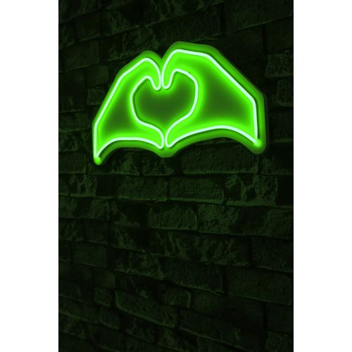 Wallity Ukrasna plastična LED rasvjeta, Sweetheart - Green slika 1