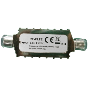 Relook GSM i LTE filter, sa prolazom napona - RE-FLTE