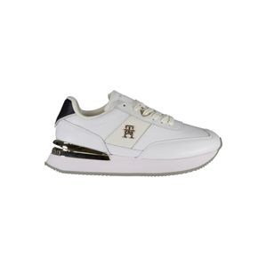 TOMMY HILFIGER WHITE WOMEN'S SPORTS SHOES