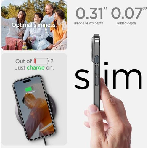 SPIGEN OPTIK CRYSTAL ZA IPHONE 14 PRO MAX CHROME GREY slika 3