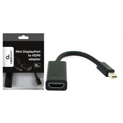 A-mDPM-HDMIF-02 Gembird Mini DisplayPort v.1.2 to HDMI adapter cable, black slika 1