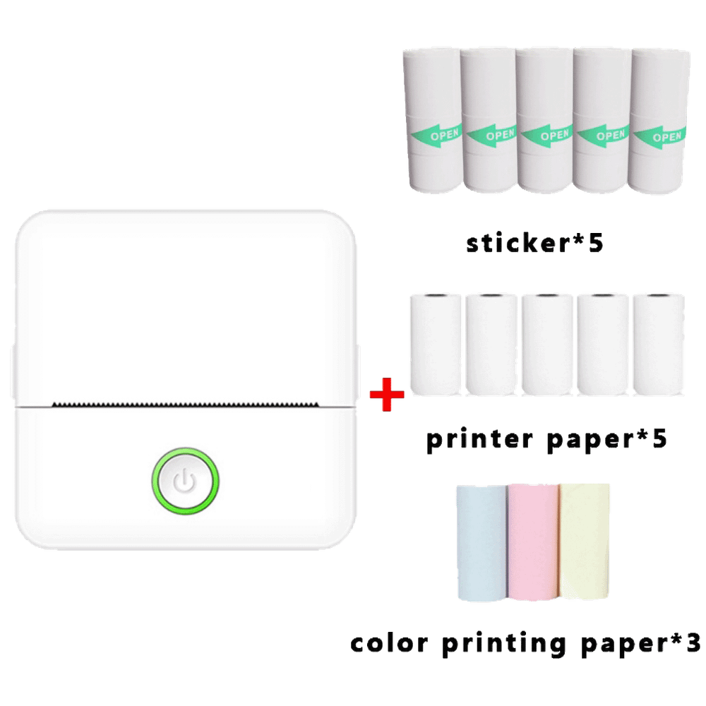 NN Printer, mobilni , Zero INK, Bluetooth, set - X6 Mini Printer, set, Bluetooth slika 1