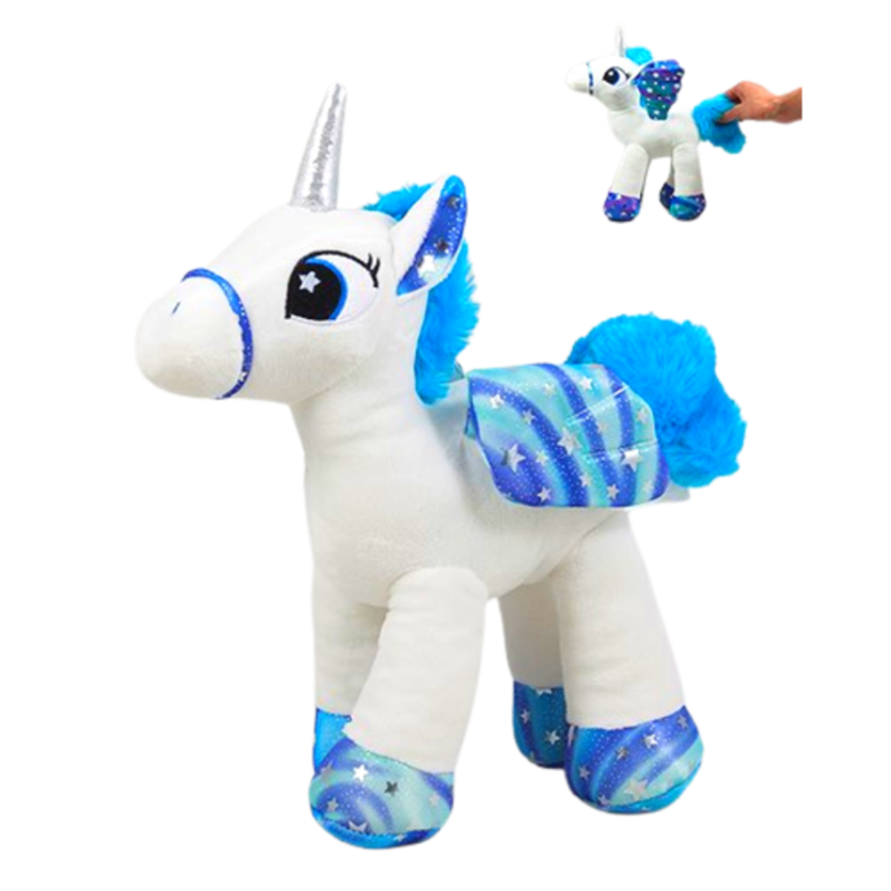 AMEK Plišana igračka Magical Unicorn - Jednorog sa pomičnim krilima 28cm  slika 4