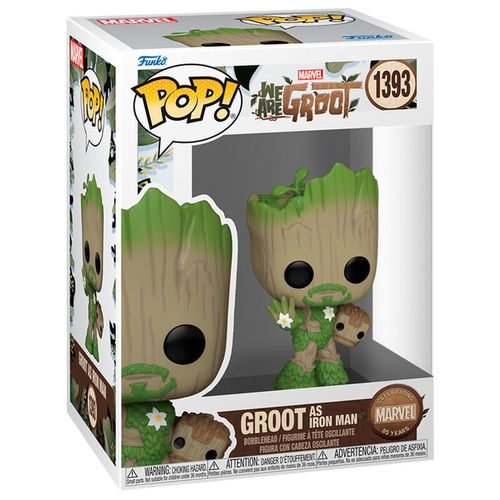 POP figure Marvel We Are Groot - Groot as Iron Man slika 1