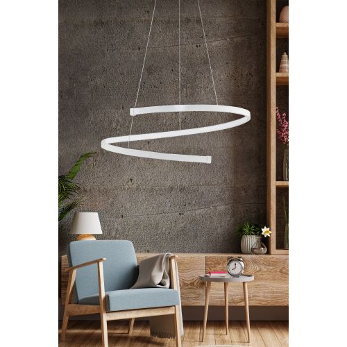 Saiph - White, White Light White Chandelier slika 2