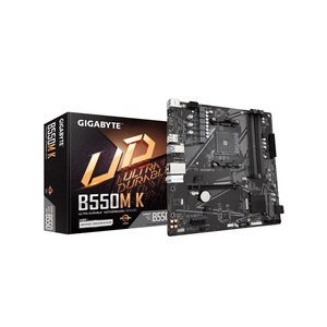 Gigabyte MB [B550M K];AM4; 4xDDR4; 2xM.2; 4xSATA;8xusB; DP; HDMI; PS2; mATX