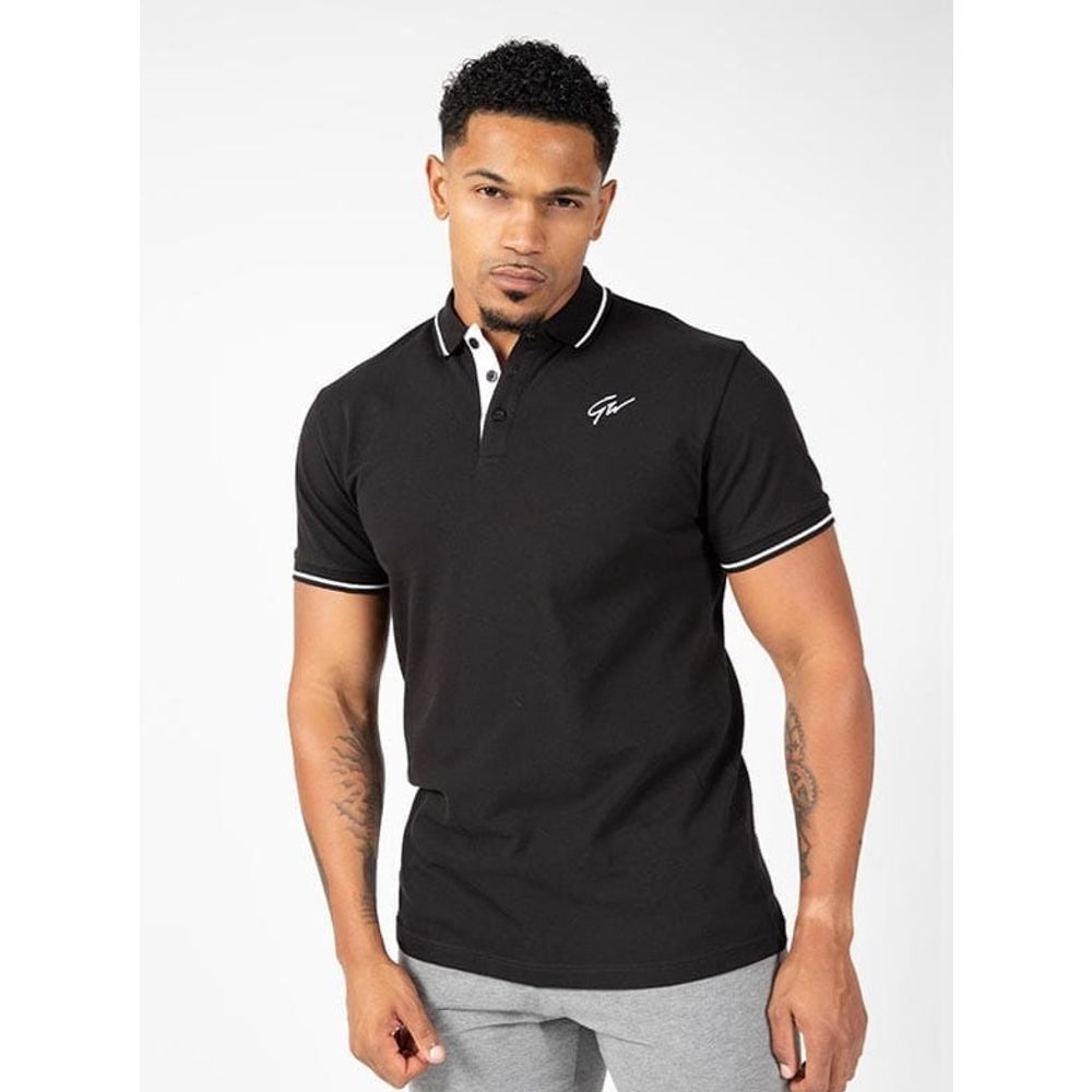 Gorilla Wear DELANO Polo majica, Crna slika 1