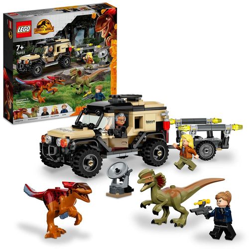 Playset Lego 76951 Jurassic World Transport of Pyroraptor and Dilophosaurus slika 2