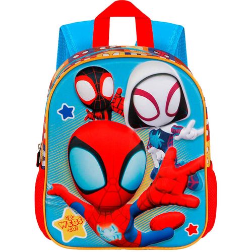 Marvel Spidey Three 3D backpack 31cm slika 5