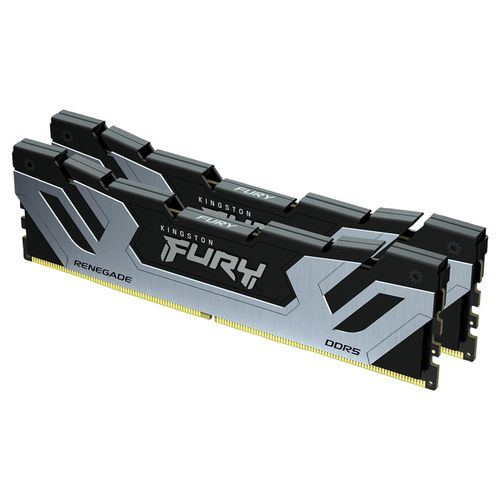 Kingston CUDIMM DDR5 48GB (2x24GB kit) 8400MT/s KF584CU40RSK2-48 FURY Renegade Silver XMP slika 2