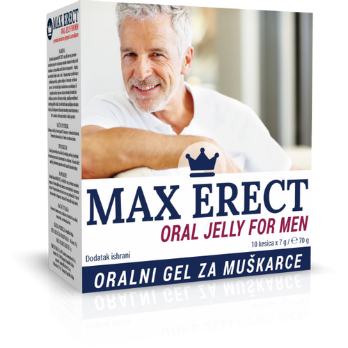 Max erect - oralni gel u kesicama za snaznu erekciju, 10 kesica slika 2