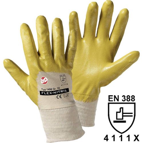 L+D worky Flex Nitril 1496-10 nitrilna guma rukavice za rad Veličina (Rukavice): 10, xl EN 388 CAT II 1 Par slika 1