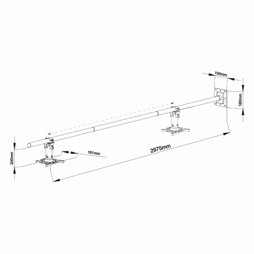 S BOX PM 300, Nosac projektora slika 2