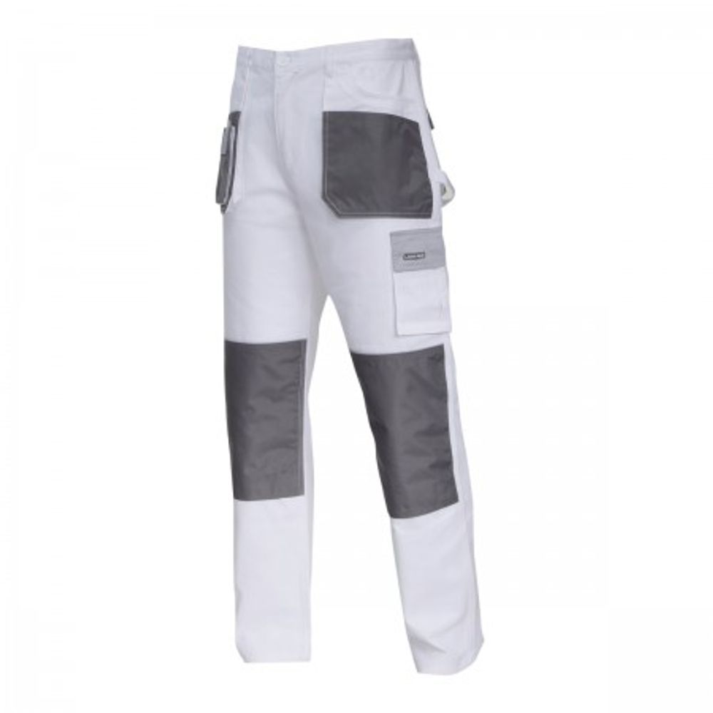 HLAČE BJELO-SIVE 100% BOMBAŽ XL(54)  L4051354 slika 1
