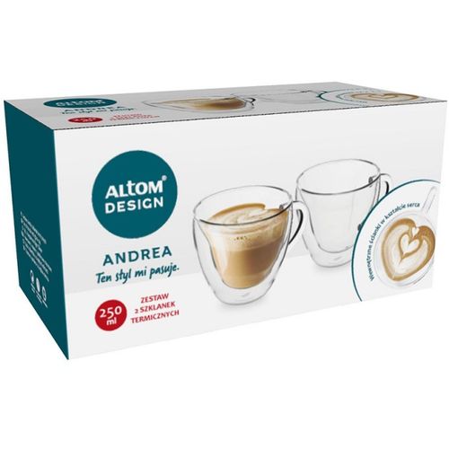 Altom Design termalne čaše + žličice za kavu i čaj Andrea 250 ml - 0103003281 slika 15