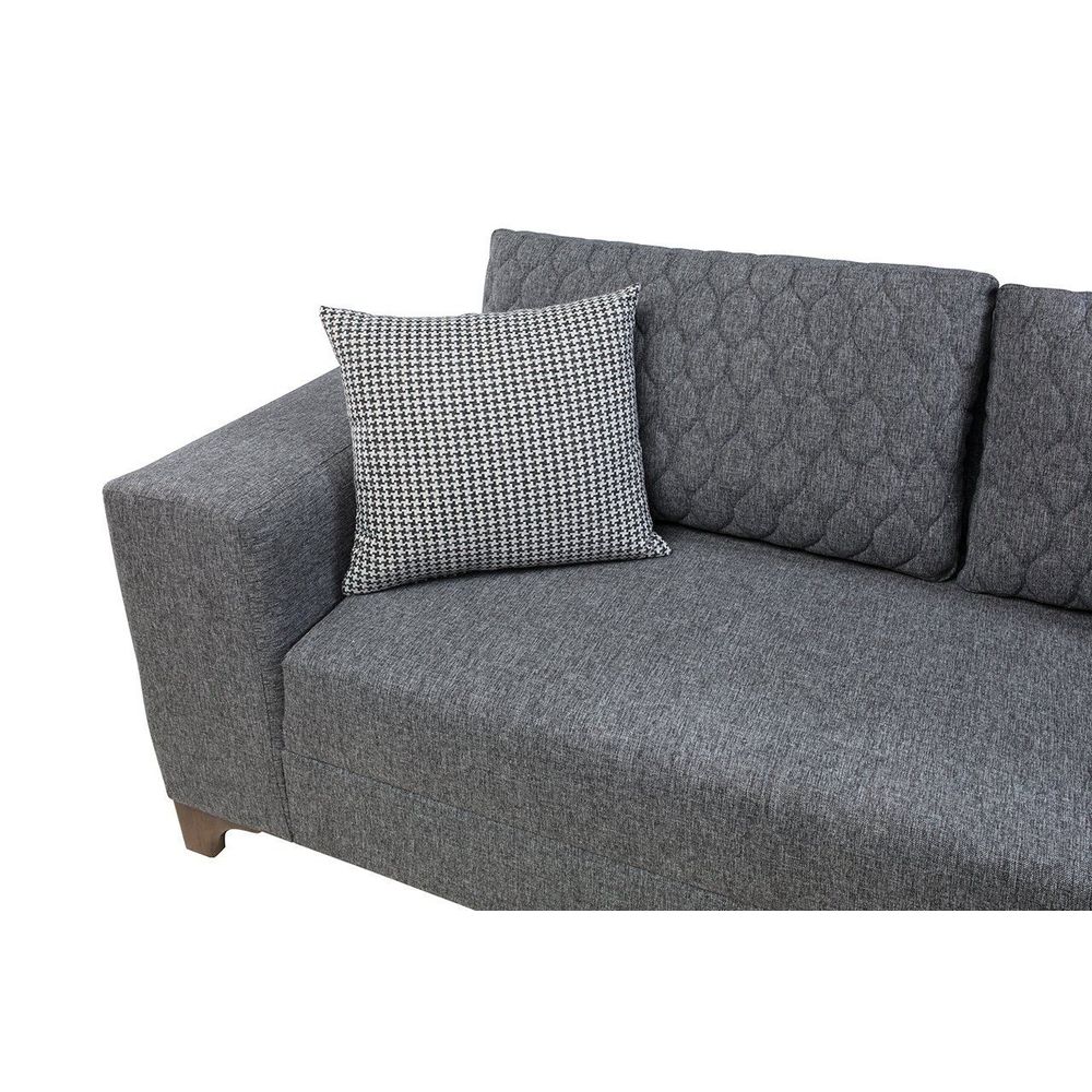 Ugaona Sofa Loft - Siva slika 8