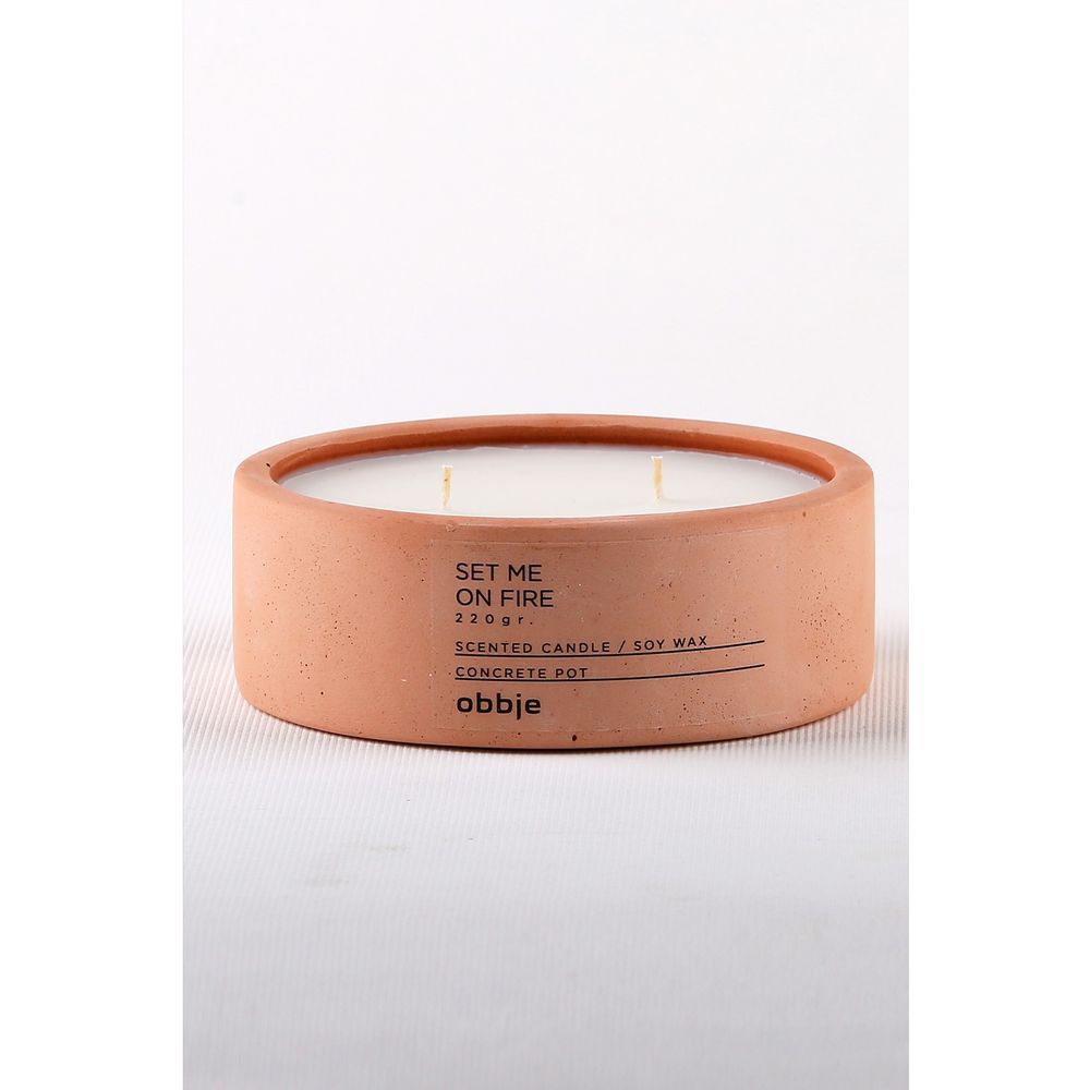 Candle Set Me On Fire Flat Pink slika 1