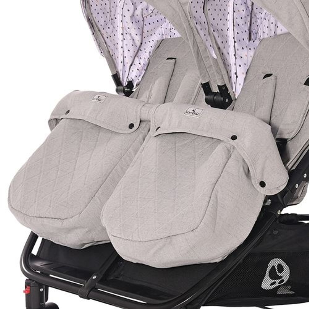 Lorelli Kolica za blizance Duo, Cool Grey slika 8