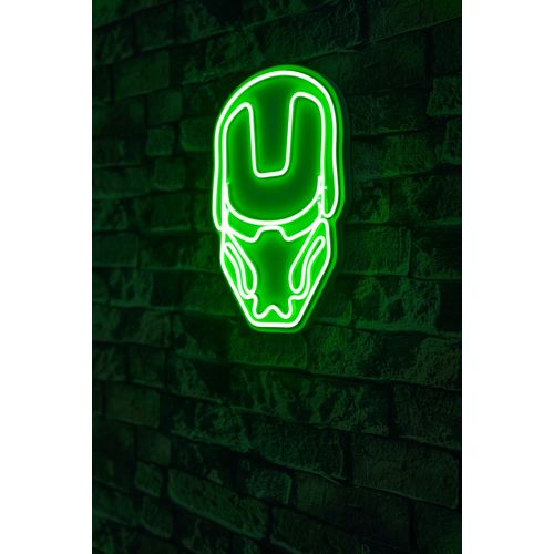 Wallity Ukrasna plastična LED rasvjeta, Iron Man - Green slika 1