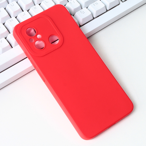 Maska Silikon Pro Camera za Xiaomi Redmi 12C crvena slika 1